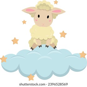 a sheep in dreams and a cloud 