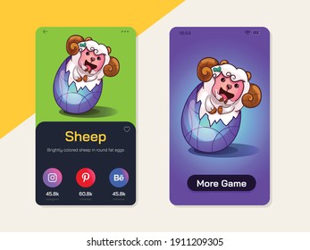 sheep egg icon On the application