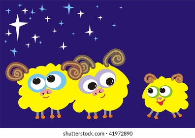 sheep family