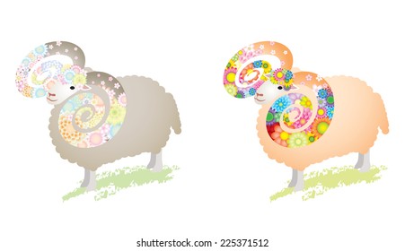 Sheep / Flower