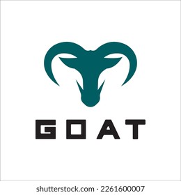 Sheep goat horns idea logo design vector icon illustration. Aries zodiac symbol logos