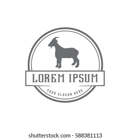 sheep and goat logo design