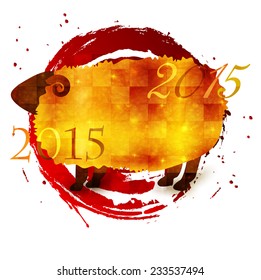 Sheep greeting cards 2015