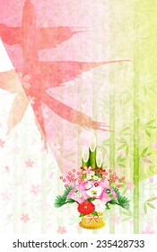 Sheep greeting cards background