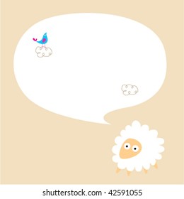 sheep greeting message
