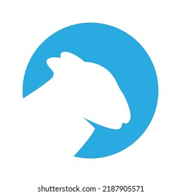 Sheep head silhouette. Sheep symbol. Ram head silhouette. Farm animal icon isolated on white background.