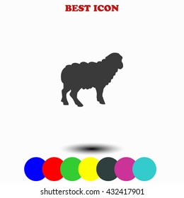 Sheep icon. 