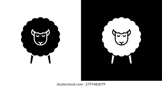 Sheep icon clipart in