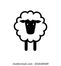 Sheep icon design template vector isolated illustration