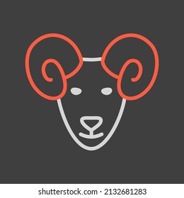 Sheep icon. Farm animal vector illustration. Agriculture sign. Graph symbol for your web site design, logo, app, UI. EPS10.