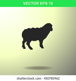Sheep icon. Illustration for business.