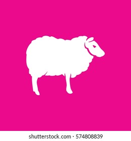 sheep icon illustration isolated vector sign symbol