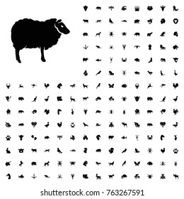 Sheep icon illustration isolated vector sign symbol. animals icon set for web and mobile.