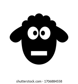 sheep icon or logo isolated sign symbol vector illustration - high quality black style vector icons

