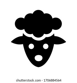 sheep icon or logo isolated sign symbol vector illustration - high quality black style vector icons
