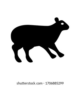 sheep icon or logo isolated sign symbol vector illustration - high quality black style vector icons
