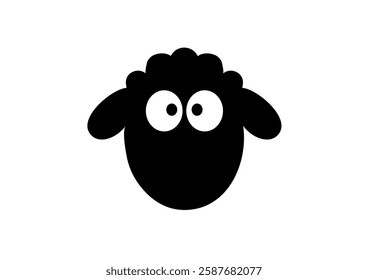 sheep icon or logo isolated sign symbol vector illustration - high quality black style vector icons