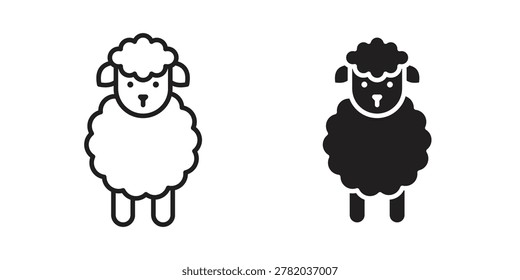 Sheep icon pack white