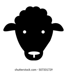 Sheep icon. Simple illustration of sheep vector icon for web
