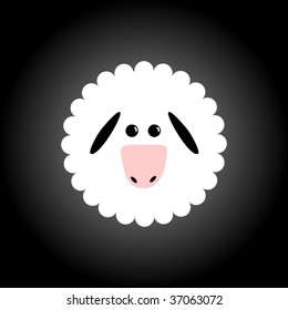 sheep icon VECTOR