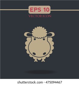 sheep icon vector