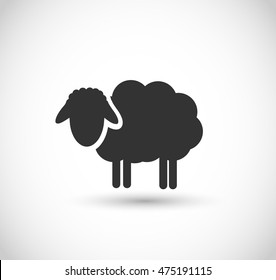 Sheep Icon Vector 