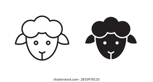 Sheep icon vector app