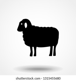 Sheep icon Vector design.