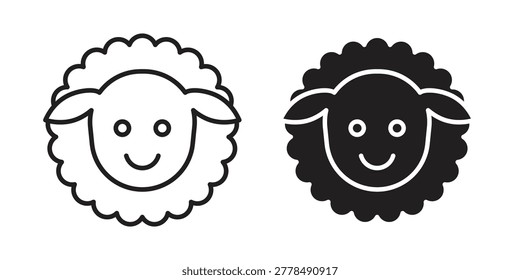 Sheep icon vector illustration