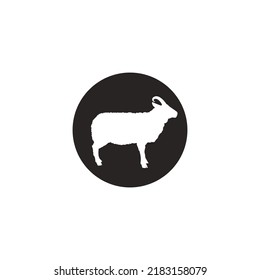 icono de oveja. diseño de plantilla de ilustración vectorial.