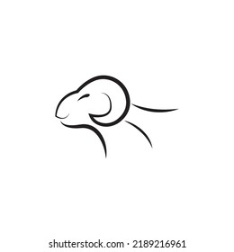sheep icon. vector illustration template design.