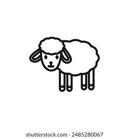 sheep icon vector set collection for web