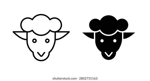 Sheep icon vector icon