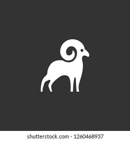sheep icon vector. sheep sign on black background. sheep icon for web and app