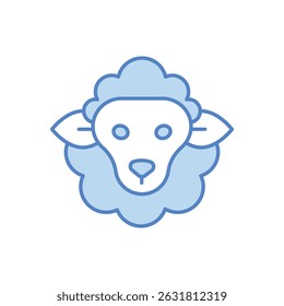 Sheep Icon vector stock illustration