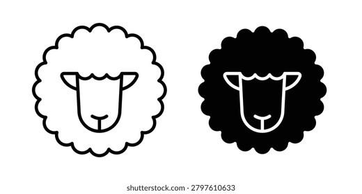 Sheep icon vectors 