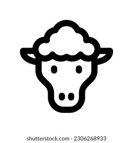 icono de oveja para tu diseño de sitio web, logotipo, aplicación, interfaz de usuario.