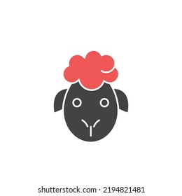 sheep icons  symbol vector elements for infographic web