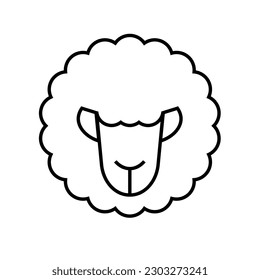 Sheep icon.Sheep logo. eps 10