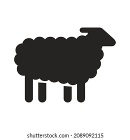 sheep illustration, vector, icon. very suitable for logos, websites, applications, apps, backgrounds and more.