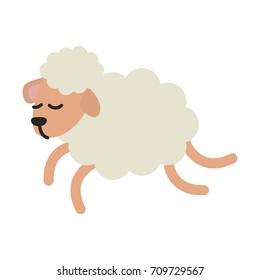 Sheep Jumping Icon Image 