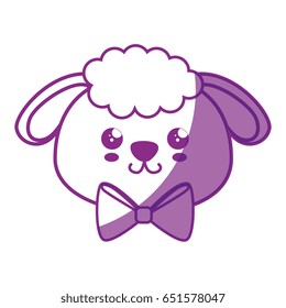 Sheep kawaii cartoon