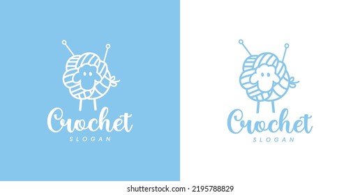 Sheep Knitting Logo design for Tailor Sewing