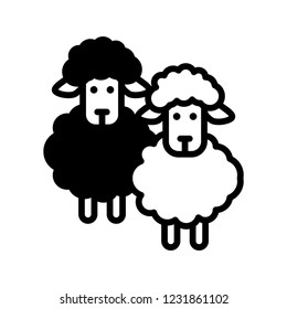 Sheep, lamb icon