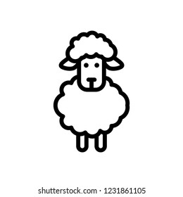 Sheep, lamb icon