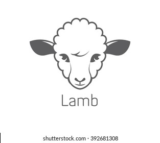 Sheep Lamb Logo Stock Vector (Royalty Free) 392681308 | Shutterstock