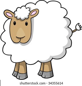 Sheep Lamb Vector Illustration