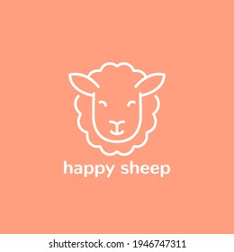 Sheep line icon, vector design
