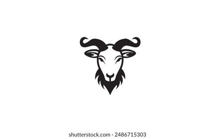  Sheep Logo black simple Design