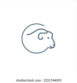  sheep logo design template , inspiration logo design.  